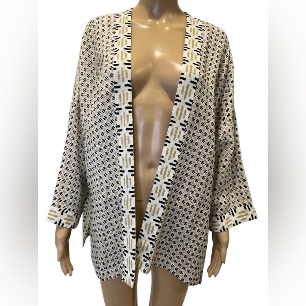 Ann Taylor Patterned Open Front Kimonosize M/L